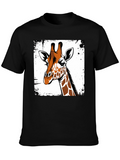 Giraffe Graphic T-Shirt - Stylish Animal Design