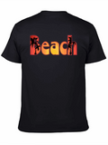 Beach Sunset Palm Tree T-Shirt