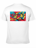 Abstract Graphic Print Black T-Shirt