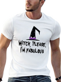 Witch Please Im Fabulous Black Graphic T-Shirt