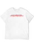 Sad Generation Black T-Shirt with Red Text