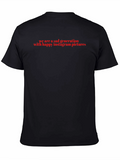 Sad Generation Black T-Shirt with Red Text