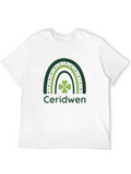 Ceridwen Shamrock Rainbow Graphic T-Shirt