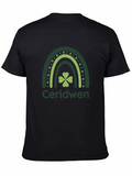 Ceridwen Shamrock Rainbow Graphic T-Shirt