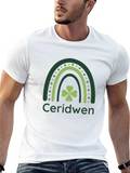 Ceridwen Shamrock Rainbow Graphic T-Shirt