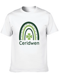 Ceridwen Shamrock Rainbow Graphic T-Shirt