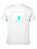 Ski Lover T-Shirt - Heart Design
