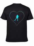 Ski Lover T-Shirt - Heart Design