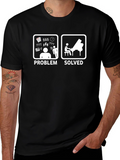 Problem Solved Piano T-Shirt Musician Gift