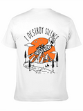 I Destroy Silence Trumpet Mountain Tee