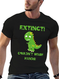 Extinct Dinosaur Funny Graphic T-Shirt
