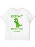 Extinct Dinosaur Funny Graphic T-Shirt