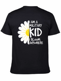 Military Kid T-Shirt - I Bloom Anywhere