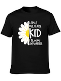 Military Kid T-Shirt - I Bloom Anywhere