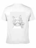 Cool Cat Graphic T-Shirt - Black