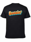 Bussin Graphic Tee - Trendy Black T-Shirt