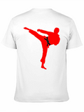 Karate Kick Graphic T-Shirt - Martial Arts Tee