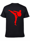 Karate Kick Graphic T-Shirt - Martial Arts Tee