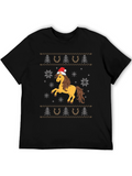 Festive Horse Christmas T-Shirt