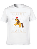 Festive Horse Christmas T-Shirt