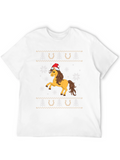 Festive Horse Christmas T-Shirt