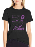 Epilepsy Awareness T-Shirt: Mother Never Gives Up