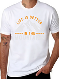 Mountains Graphic Tee - Life is Better