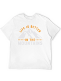 Mountains Graphic Tee - Life is Better