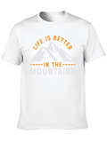 Mountains Graphic Tee - Life is Better