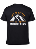 Mountains Graphic Tee - Life is Better