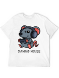 Gaming Mouse T-Shirt - Gamer Rat Design
