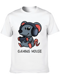 Gaming Mouse T-Shirt - Gamer Rat Design