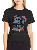 Gaming Mouse T-Shirt - Gamer Rat Design