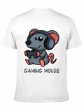 Gaming Mouse T-Shirt - Gamer Rat Design