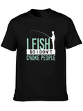 I Fish So I Dont Choke People Graphic T-Shirt