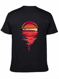 Sunset Bridge Graphic Tee - Black