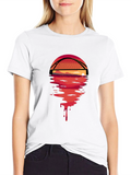 Sunset Bridge Graphic Tee - Black