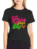 Love Yourself Graphic Tee - Black T-Shirt