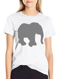 Elephant Graphic Tee - Modern Black T-Shirt