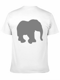 Elephant Graphic Tee - Modern Black T-Shirt