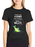 Funny Fishing T-Shirt: Walleye Humor