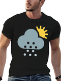 Cloud and Sun Graphic T-Shirt