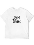 Gym & Tonic Black Graphic Tee