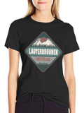 Lauterbrunnen Switzerland Black Graphic Tee