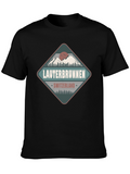Lauterbrunnen Switzerland Black Graphic Tee