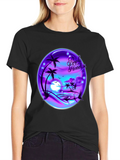 Purple Paradise Graphic T-Shirt