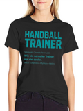 Handball Trainer Definition T-Shirt - Cool Coach Tee
