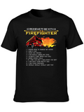 Firefighter 10 Reasons Graphic T-Shirt
