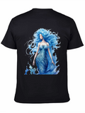 Mermaid Graphic T-Shirt - Unique Artistic Design