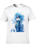 Mermaid Graphic T-Shirt - Unique Artistic Design